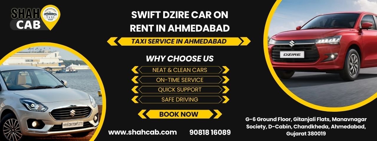 Swift Dzire Taxi Service in Ahmedabad
